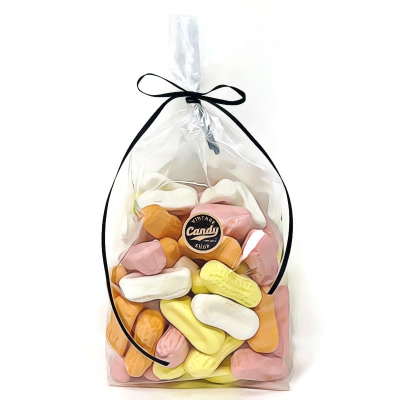 Circus Peanuts Marshmallow Candy, Bulk Gift Bags