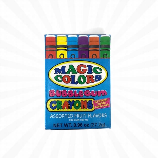 Bubblegum Crayons - per pack