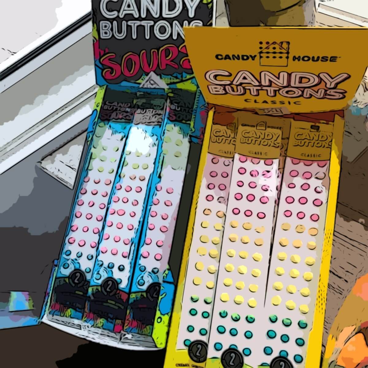 Candy Buttons Original 1 oz Peg Bag